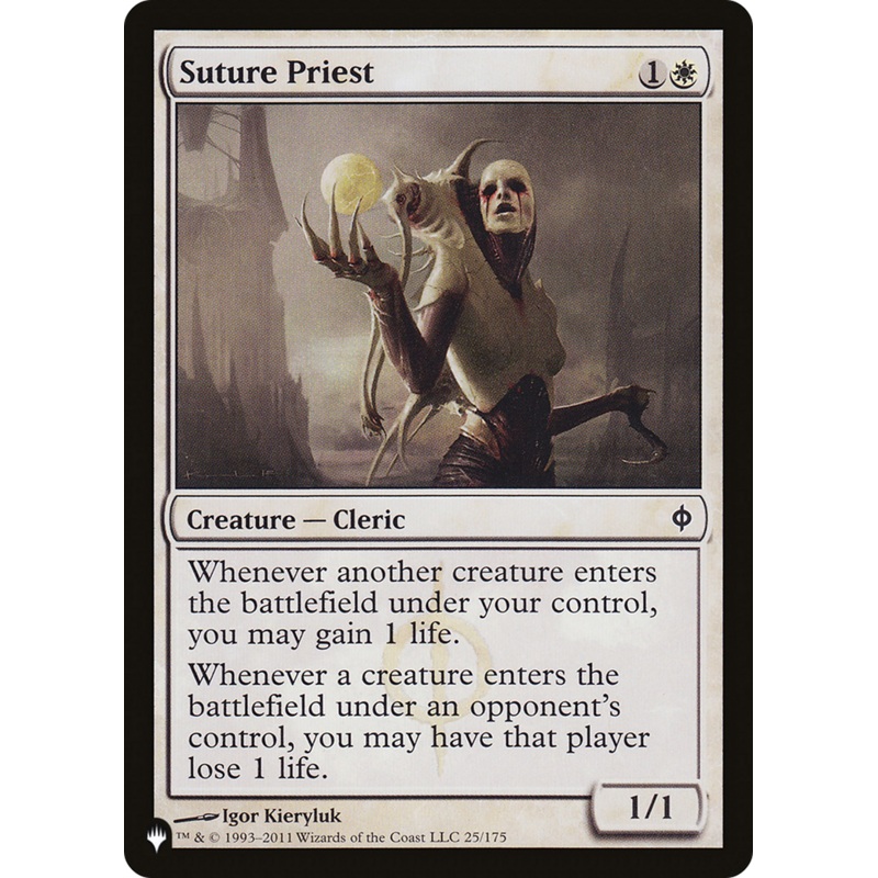 Suture Priest [The List]