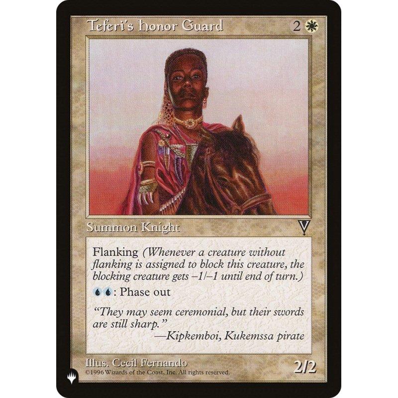 Teferi's Honor Guard [The List]
