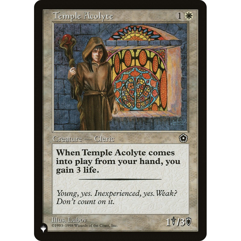 Temple Acolyte [The List]