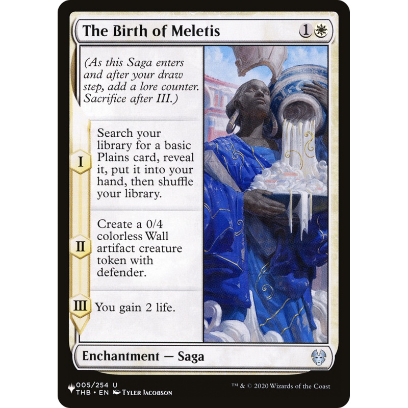 The Birth of Meletis [The List]