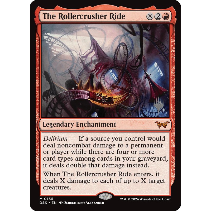 The Rollercrusher Ride (0155) (Promo Pack) [Duskmourn: House of Horror Promos]