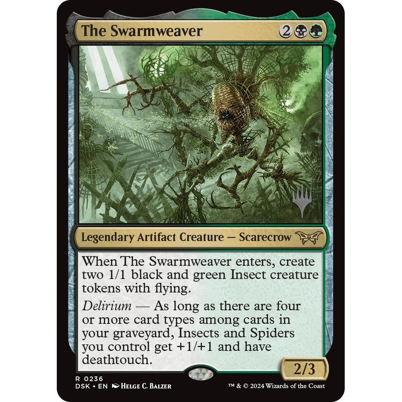 The Swarmweaver (0236) (Promo Pack) [Duskmourn: House of Horror Promos]