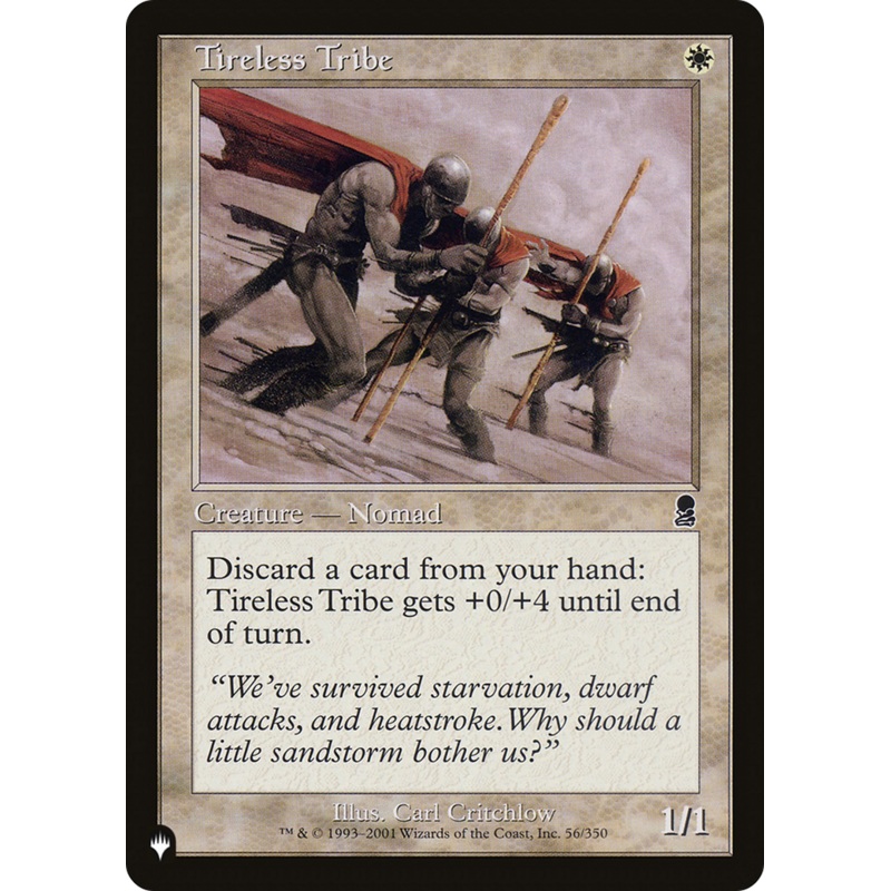 Tireless Tribe [The List]