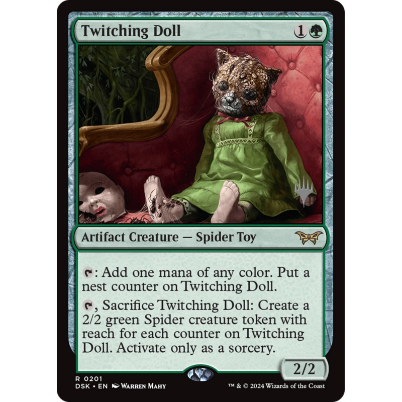 Twitching Doll (Promo Pack) [Duskmourn: House of Horror Promos]