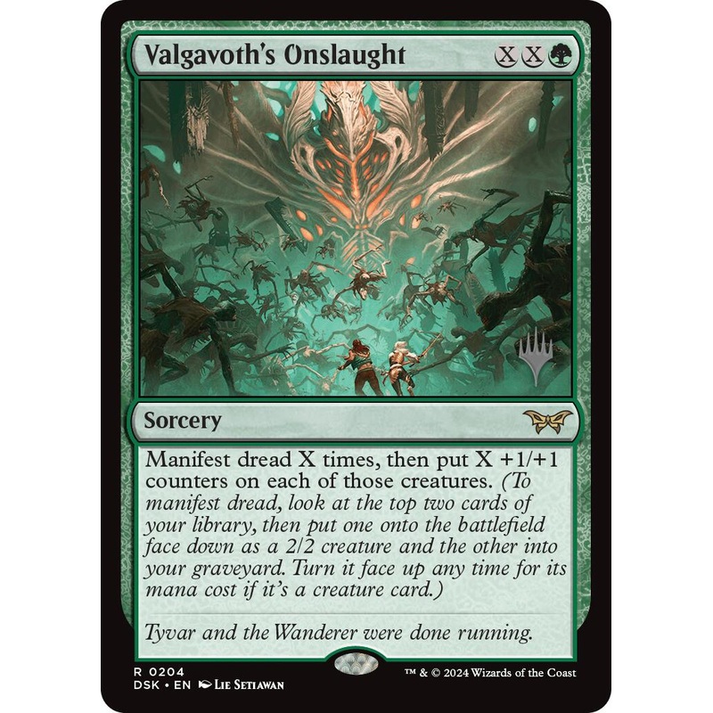 Valgavoth's Onslaught (Promo Pack) [Duskmourn: House of Horror Promos]