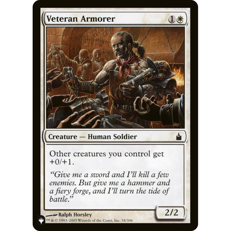 Veteran Armorer [The List]