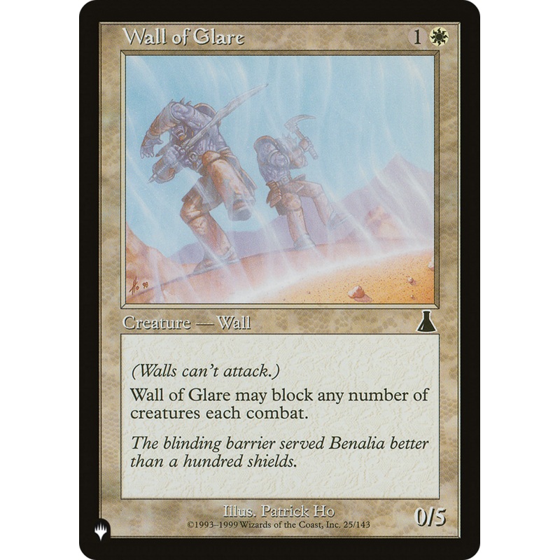 Wall of Glare [The List]