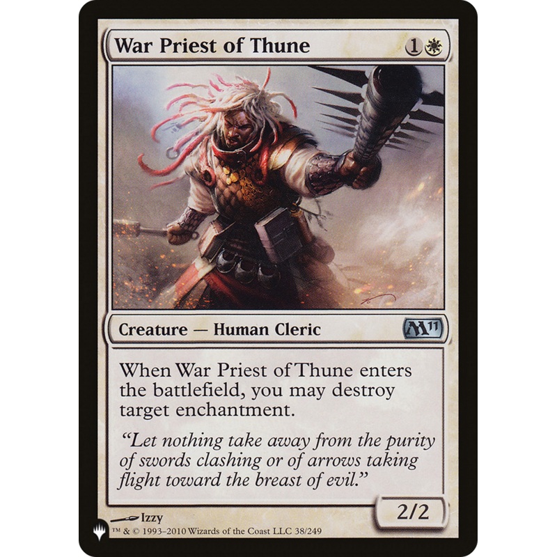 War Priest of Thune [The List]