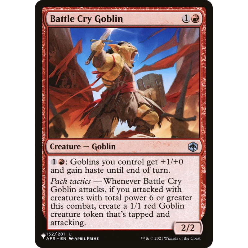 Battle Cry Goblin [The List]