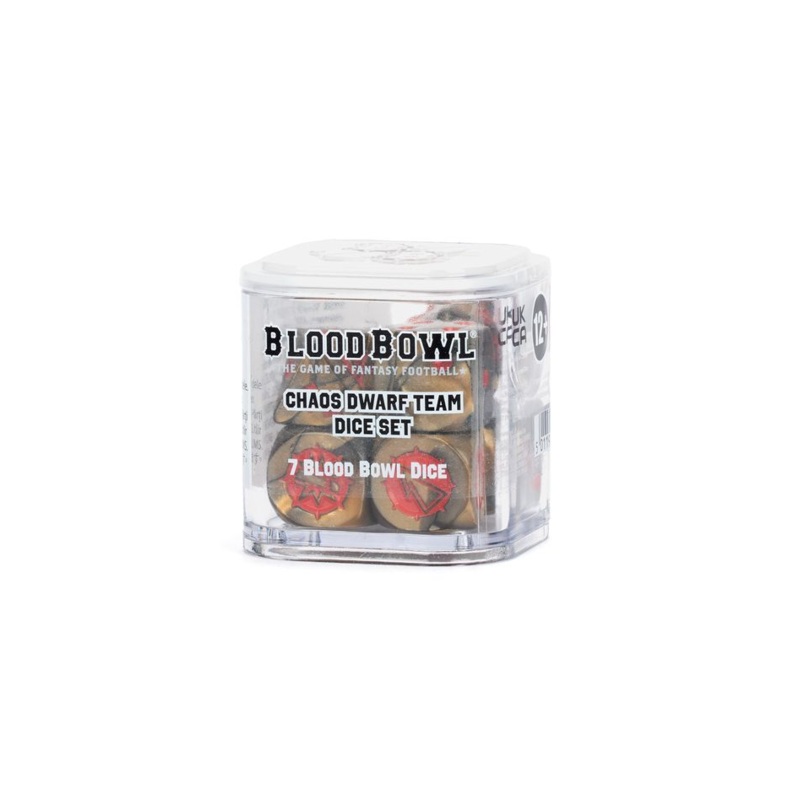 Blood Bowl: Chaos Dwarf Team - Dice Set *OUT OF PRINT*