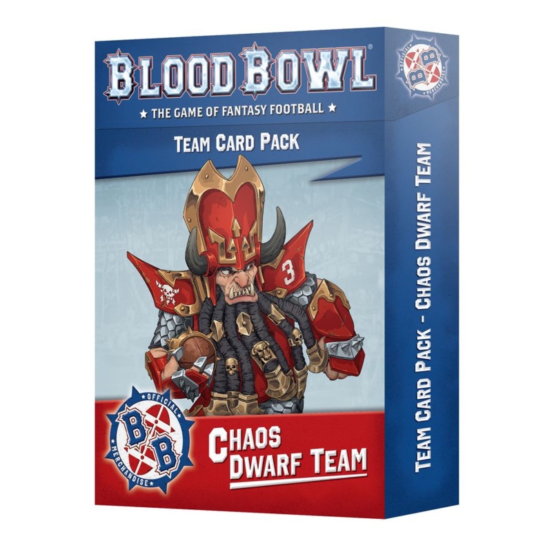 Blood Bowl: Chaos Dwarf Team - Team Card Pack