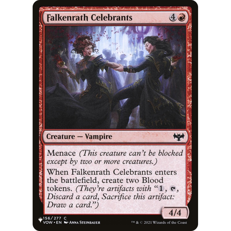 Falkenrath Celebrants [The List]
