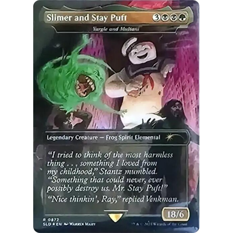 Slimer and Stay Puft - Yargle and Multani (Rainbow Foil) [Secret Lair Drop Series]