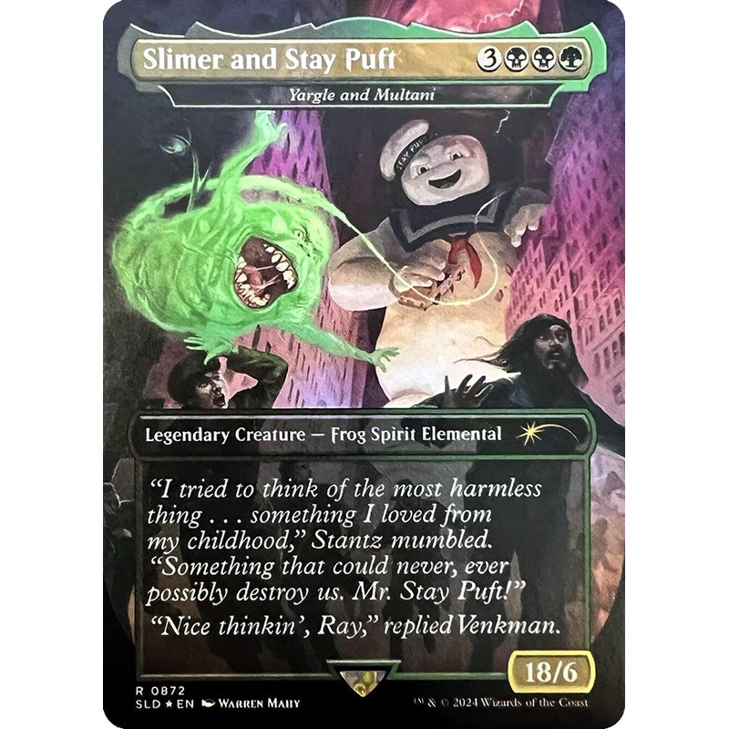 Slimer and Stay Puft - Yargle and Multani [Secret Lair Drop Series]