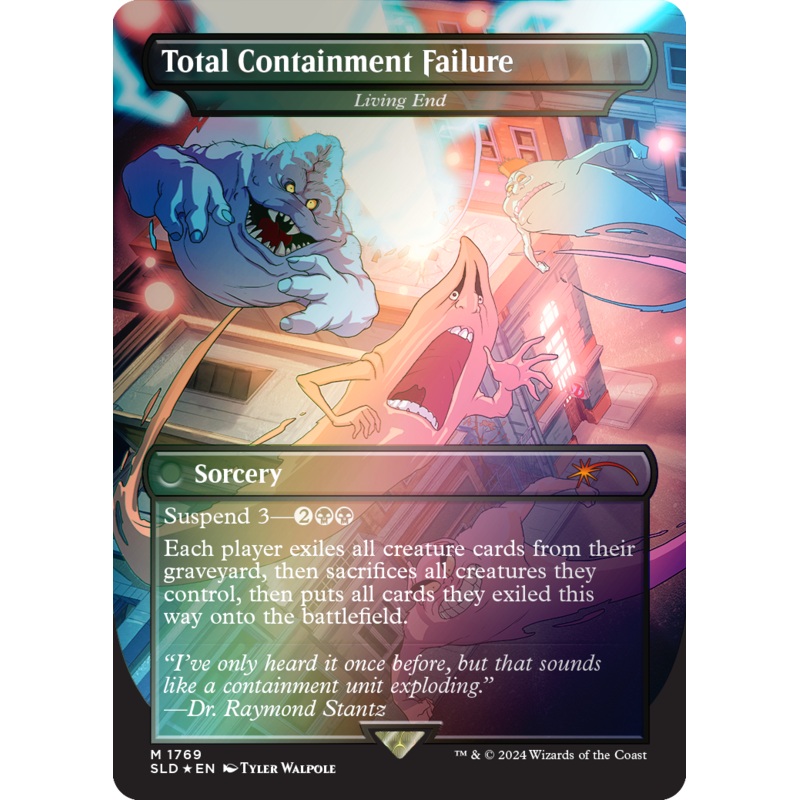 Total Containment Failure - Living End (Rainbow Foil) [Secret Lair Drop Series]