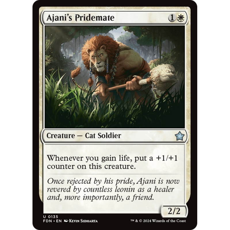 Ajani's Pridemate [Foundations]