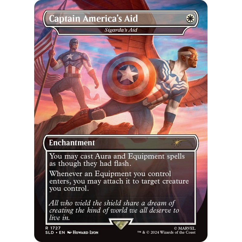 Captain America's Aid - Sigarda's Aid [Secret Lair Drop Series]