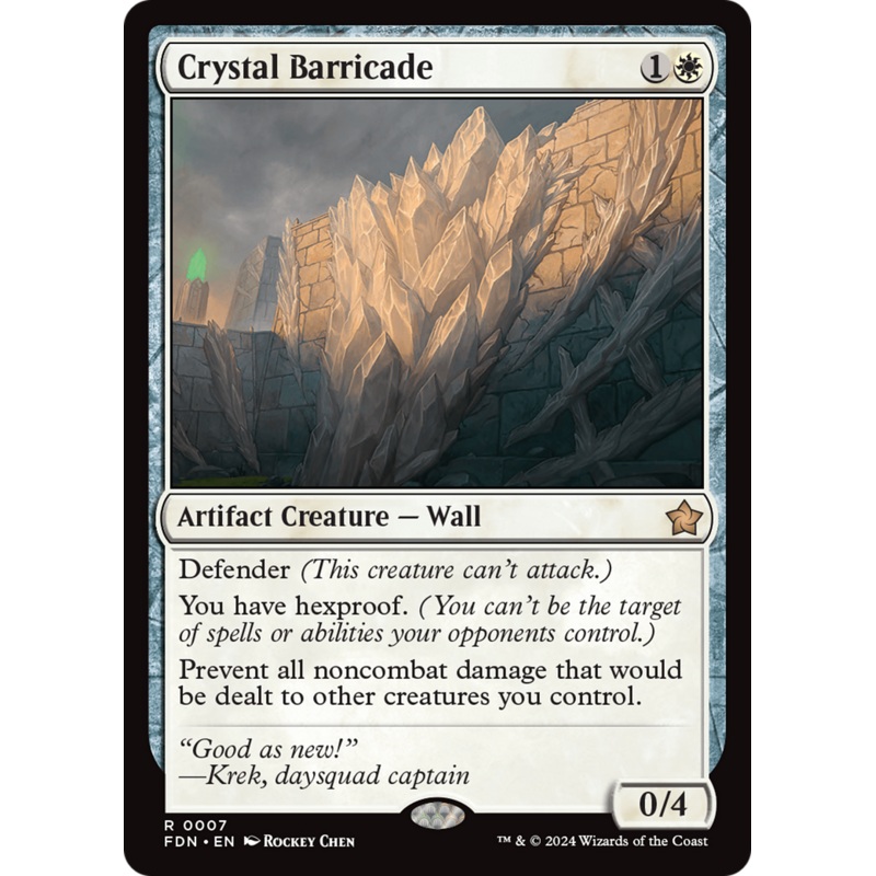 Crystal Barricade [Foundations]