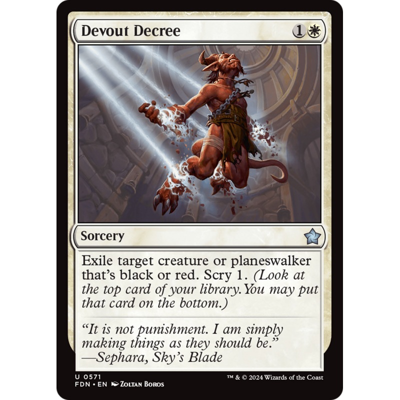 Devout Decree [Foundations]
