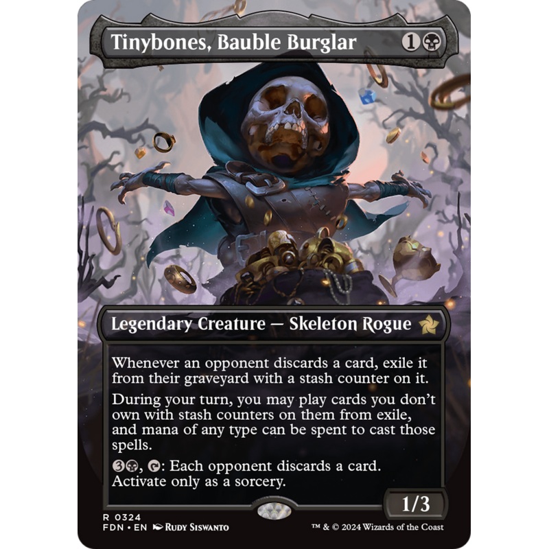 Tinybones, Bauble Burglar (Borderless) [Foundations]
