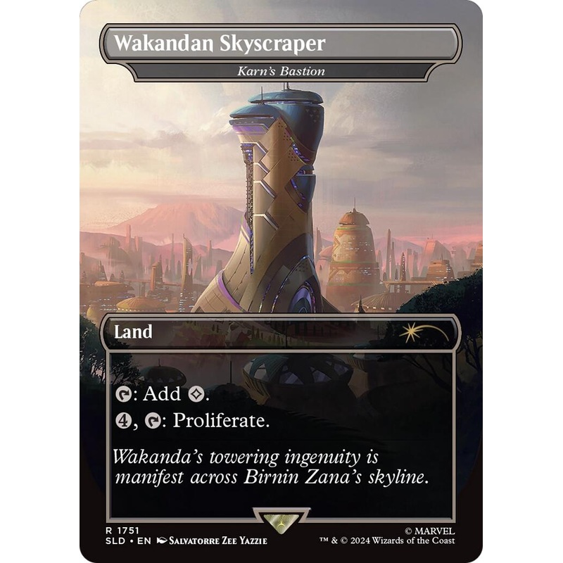 Wakandan Skyscraper - Karn's Bastion [Secret Lair Drop Series]