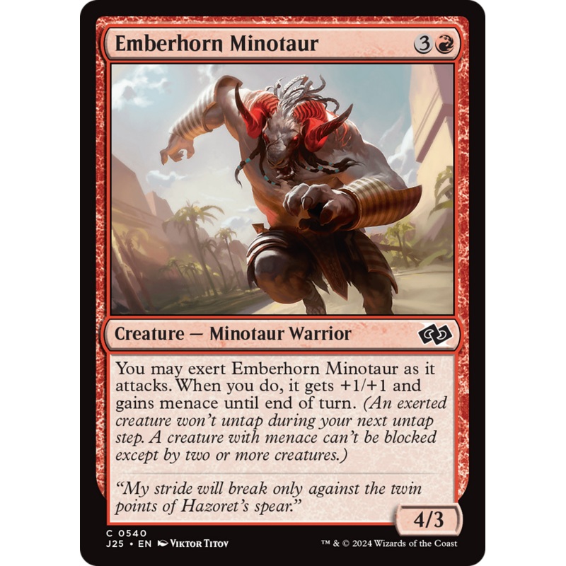 Emberhorn Minotaur [Foundations Jumpstart]