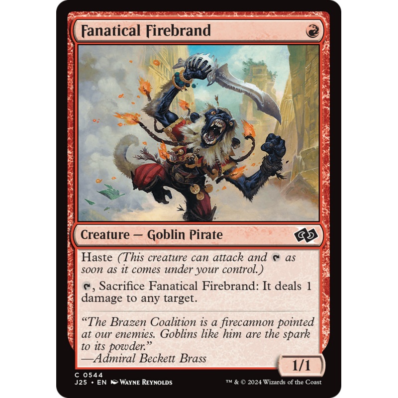 Fanatical Firebrand [Foundations Jumpstart]