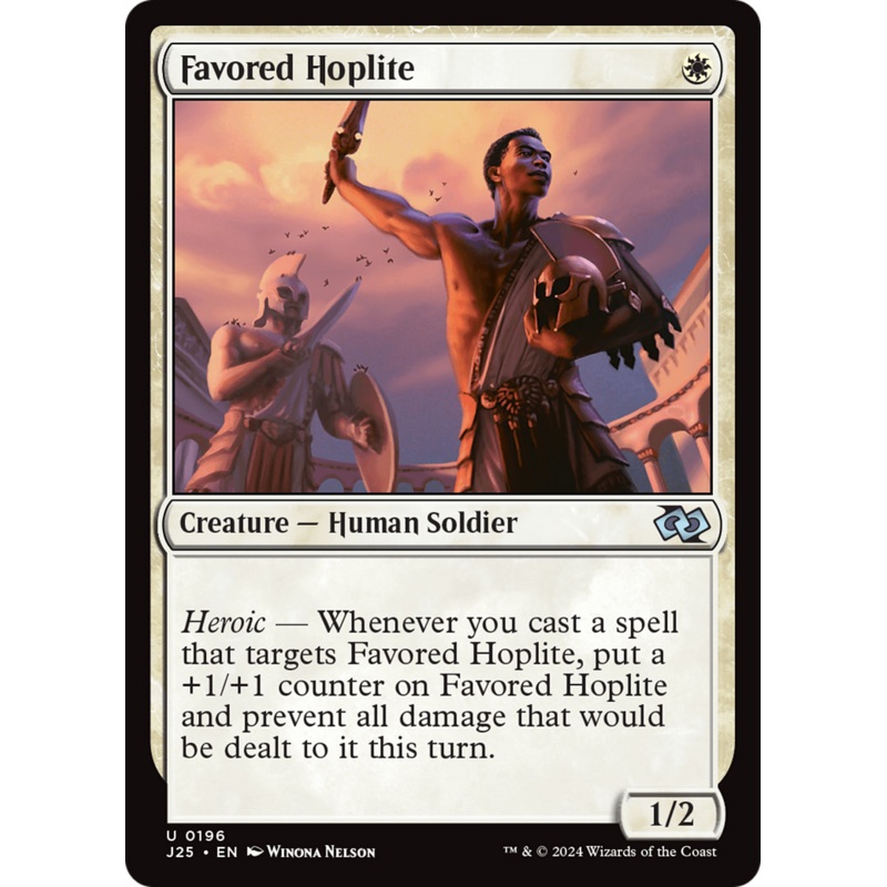 Favored Hoplite [Foundations Jumpstart]