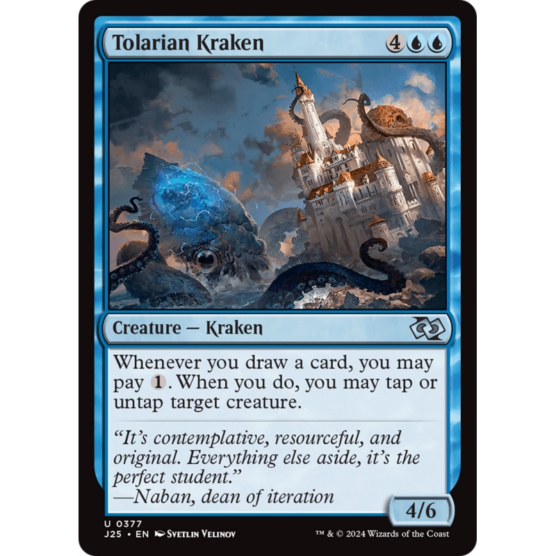 Tolarian Kraken [Foundations Jumpstart]