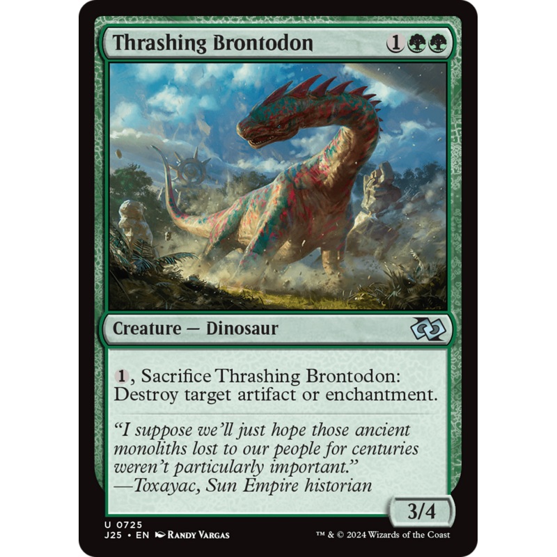 Thrashing Brontodon [Foundations Jumpstart]