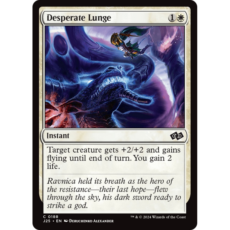 Desperate Lunge [Foundations Jumpstart]