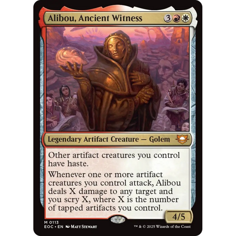 Alibou, Ancient Witness [Edge of Eternities Commander]