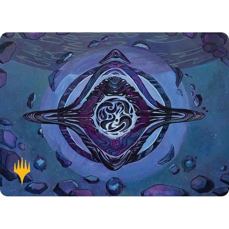 Archenemy's Charm Art Card (Gold-Stamped Planeswalker Symbol) [Edge of Eternities Art Series]