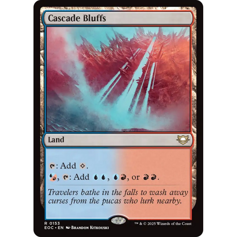 Cascade Bluffs [Edge of Eternities Commander]