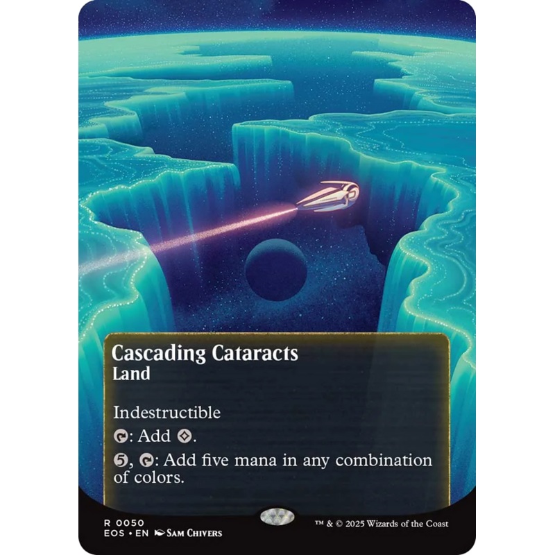 Cascading Cataracts Art Card (50/54) [Edge of Eternities Art Series]