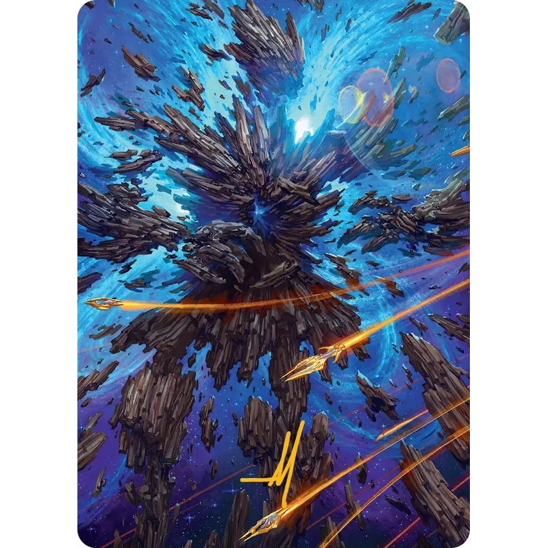 Celestial Colonnade Art Card (Gold-Stamped Signature) [Edge of Eternities Art Series]