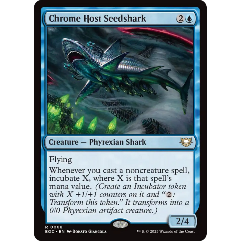 Chrome Host Seedshark [Edge of Eternities Commander]