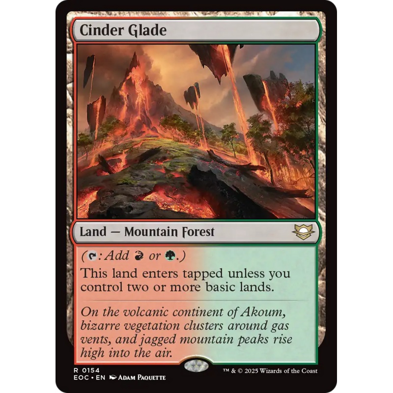 Cinder Glade [Edge of Eternities Commander]
