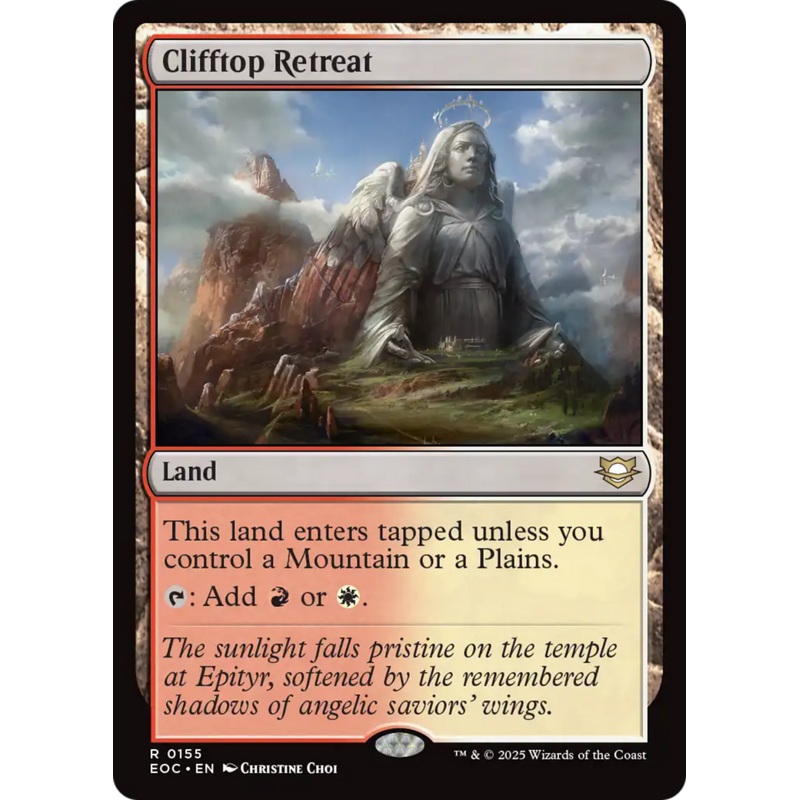 Clifftop Retreat [Edge of Eternities Commander]