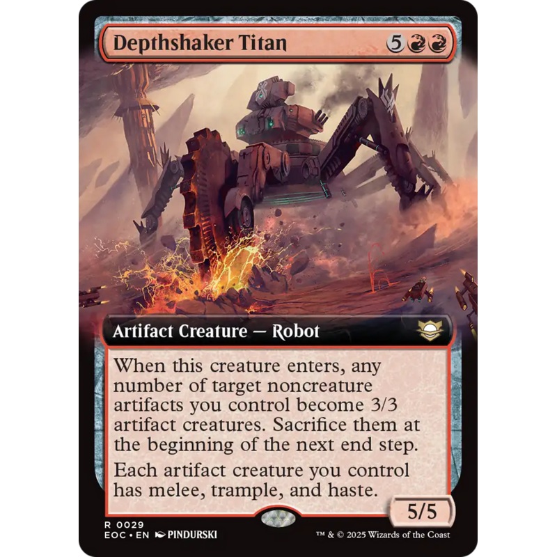Depthshaker Titan (Extended Art) [Edge of Eternities Commander]