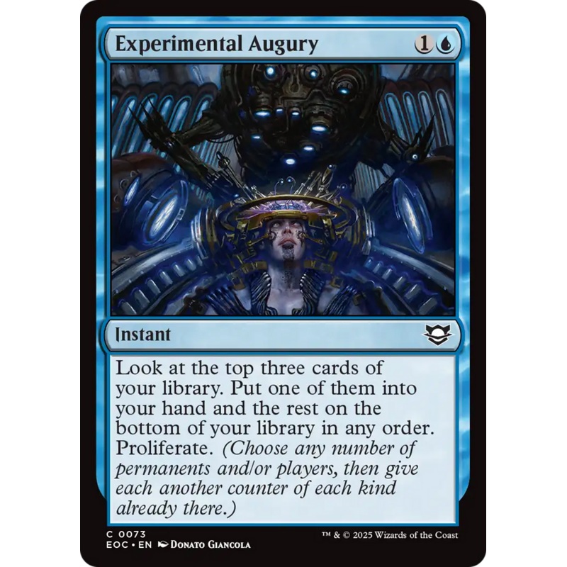 Experimental Augury [Edge of Eternities Commander]