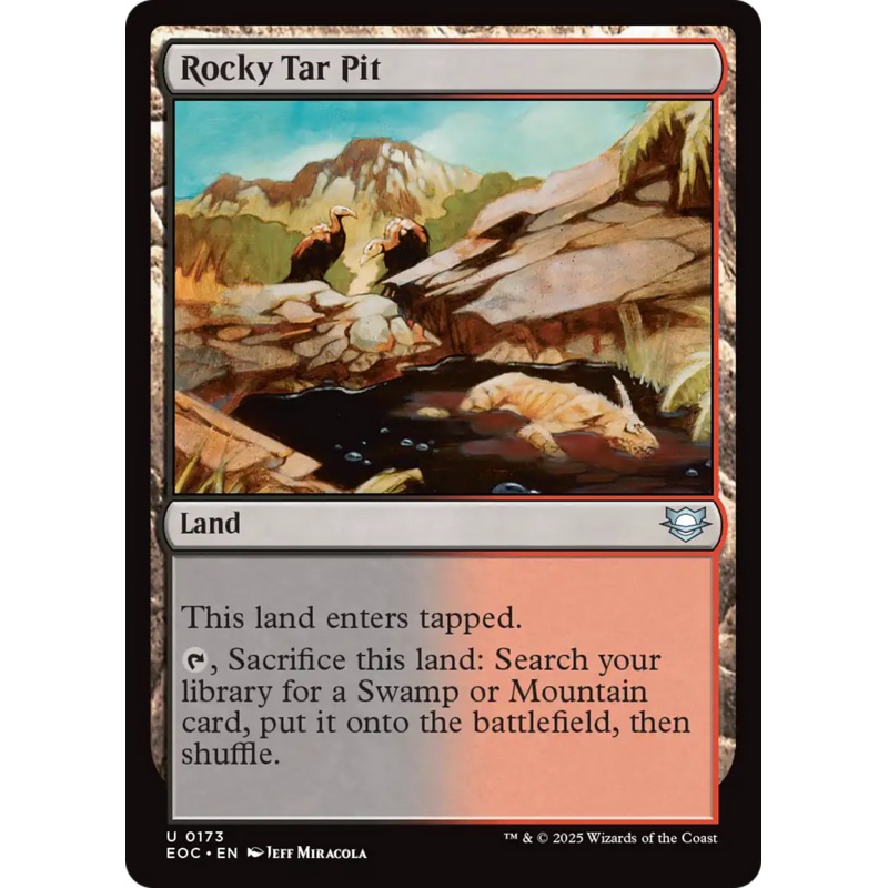 Rocky Tar Pit [Edge of Eternities Commander]