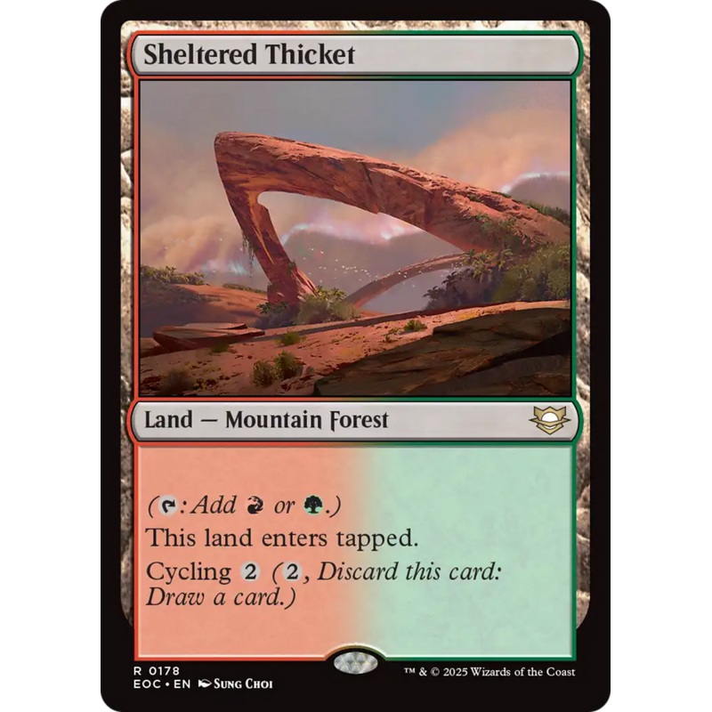 Sheltered Thicket [Edge of Eternities Commander]