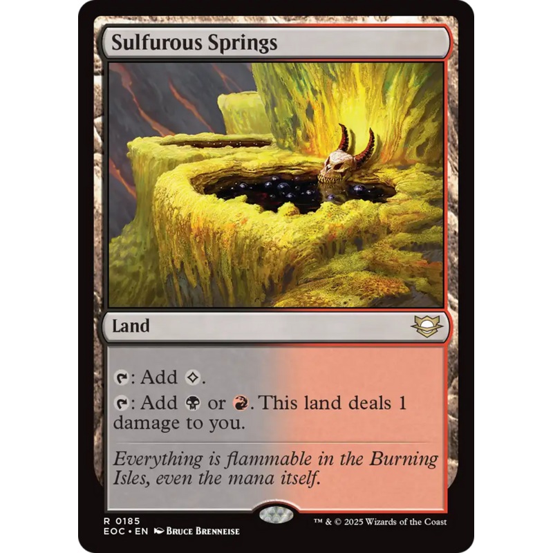 Sulfurous Springs [Edge of Eternities Commander]