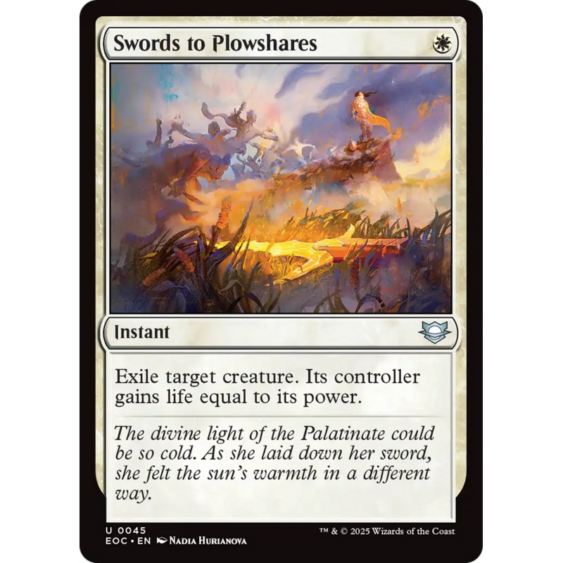 Swords to Plowshares [Edge of Eternities Commander]