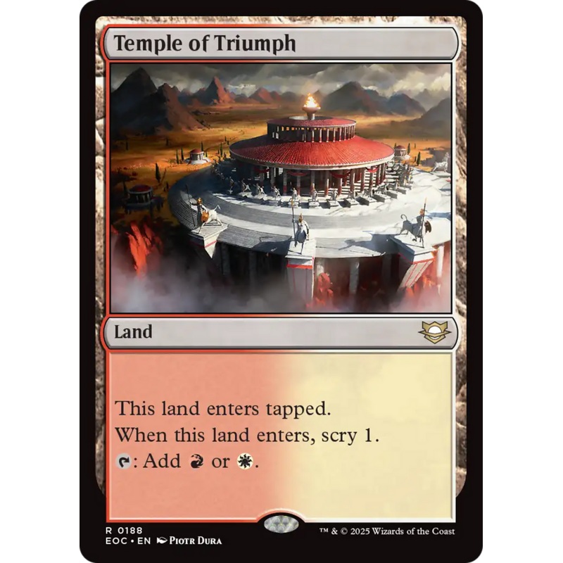 Temple of Triumph [Edge of Eternities Commander]