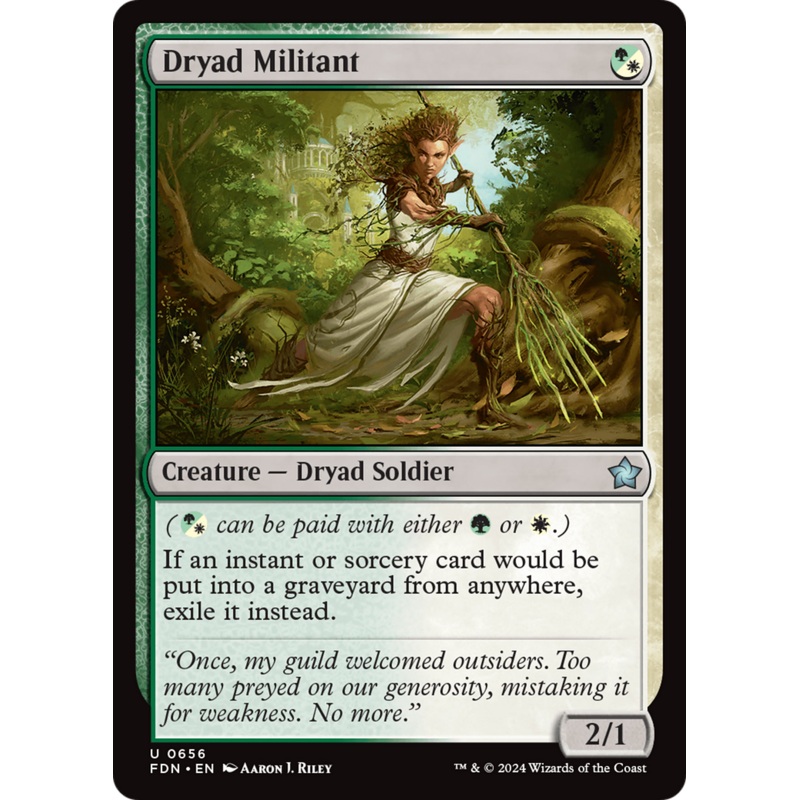 Dryad Militant [Foundations]