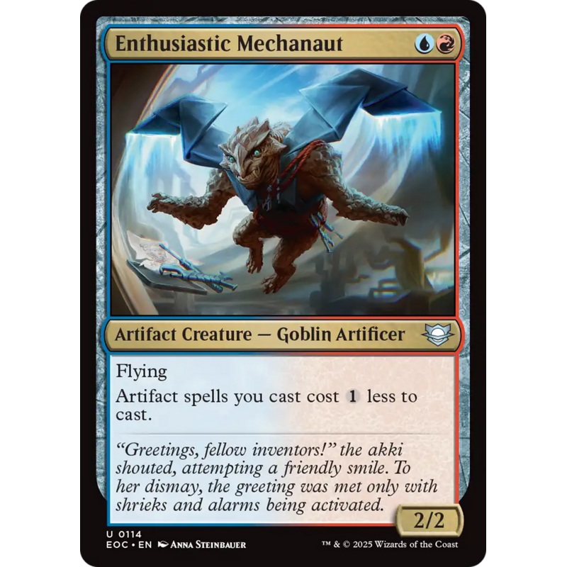 Enthusiastic Mechanaut [Edge of Eternities Commander]