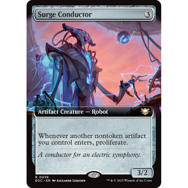 Surge Conductor (Extended Art) [Edge of Eternities Commander]