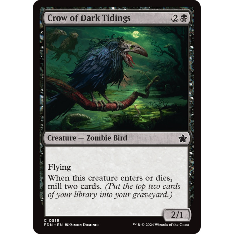 Crow of Dark Tidings [Foundations]